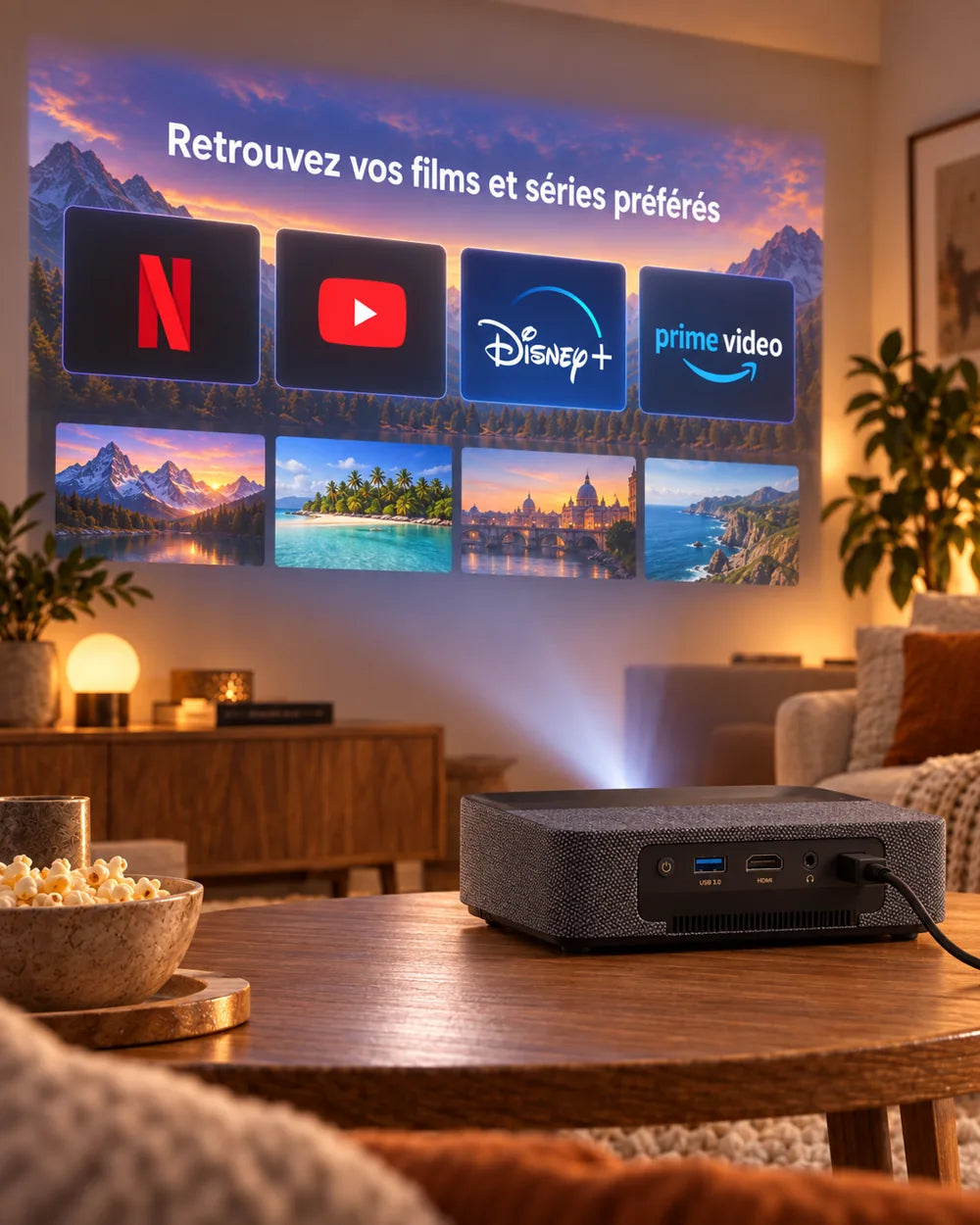 ProjektorLand Aura Laser – filmy a seriály na velkém plátně
