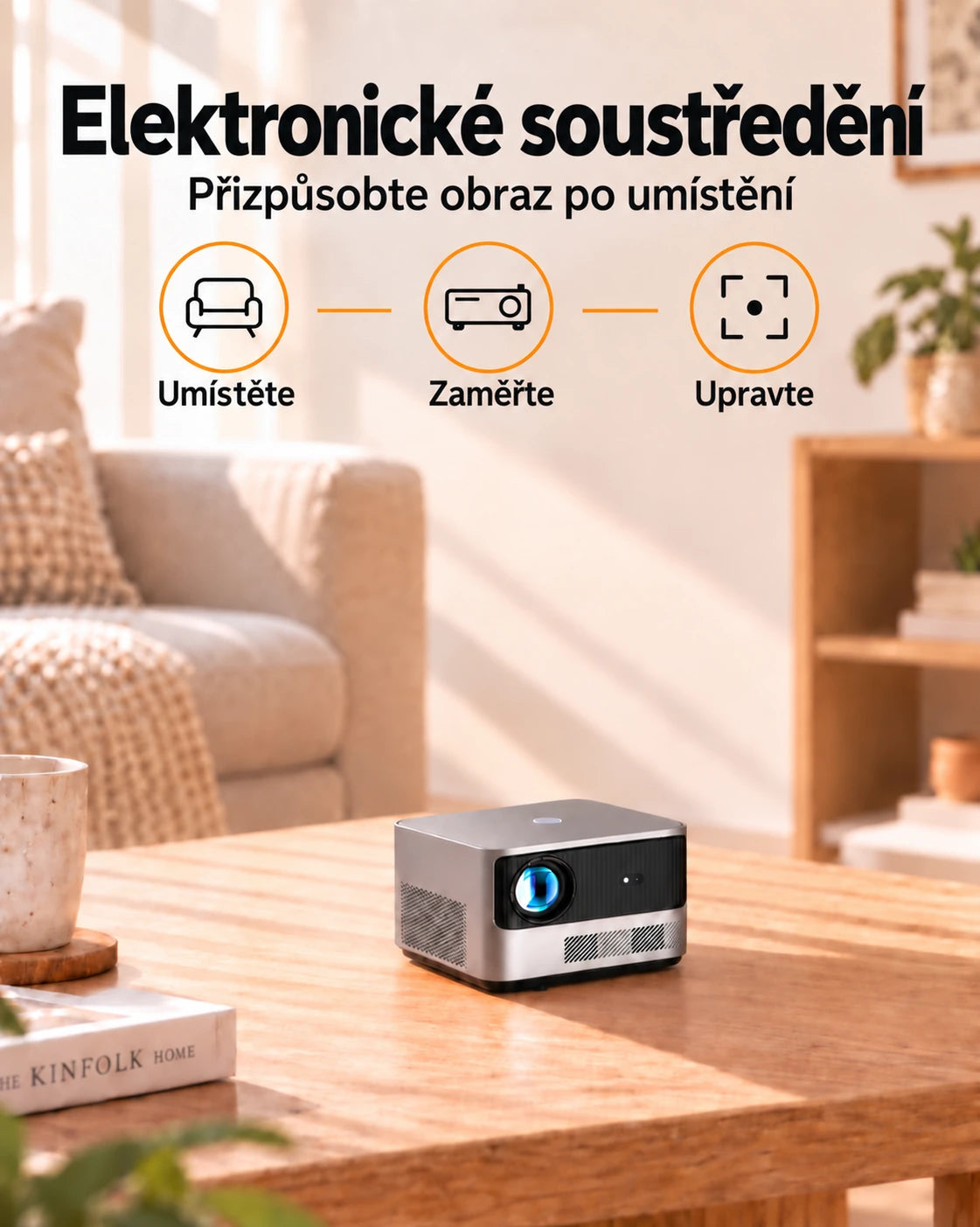Projektorland Grand Cinema – podpora 4K, Full HD 1080p, 580 ANSI lumenů, HDMI a USB