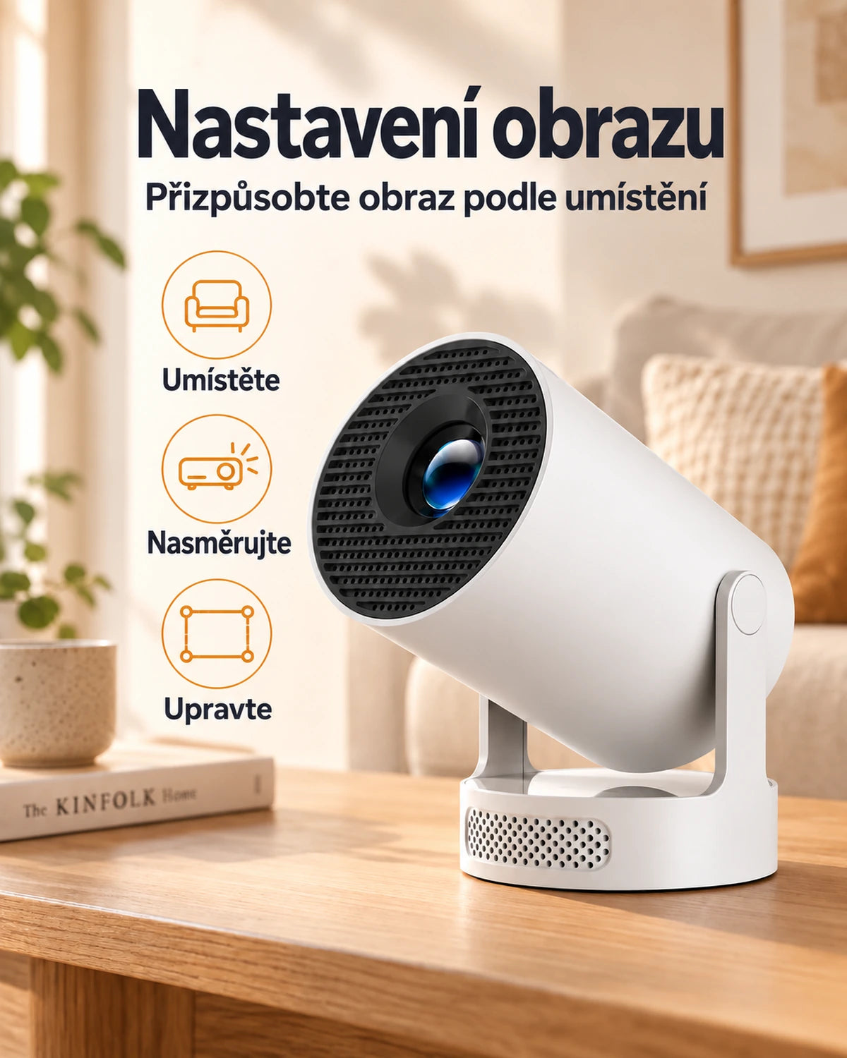 Projektor s podporou 4K, 330 ANSI lumenů – Luma One, Wi-Fi 6 a Bluetooth 5.0